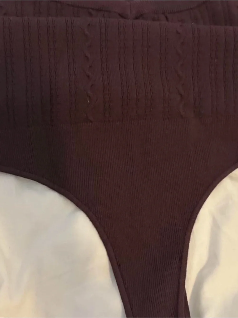 Free People Cable-Knit Scoop Neck Body Suit